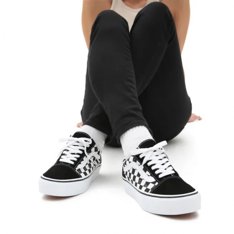 Vans old skool a quadri top
