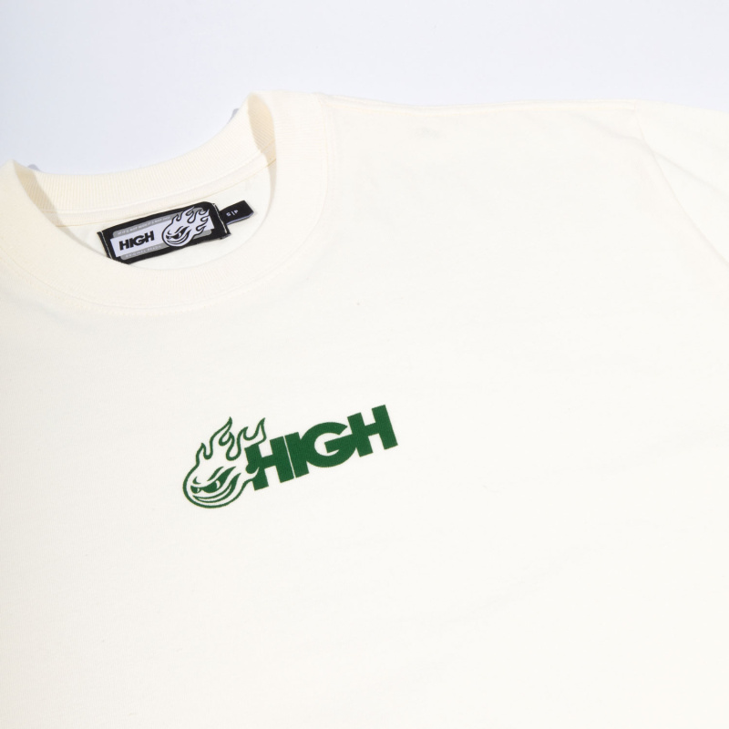 Camiseta High Freddy Flames Bege