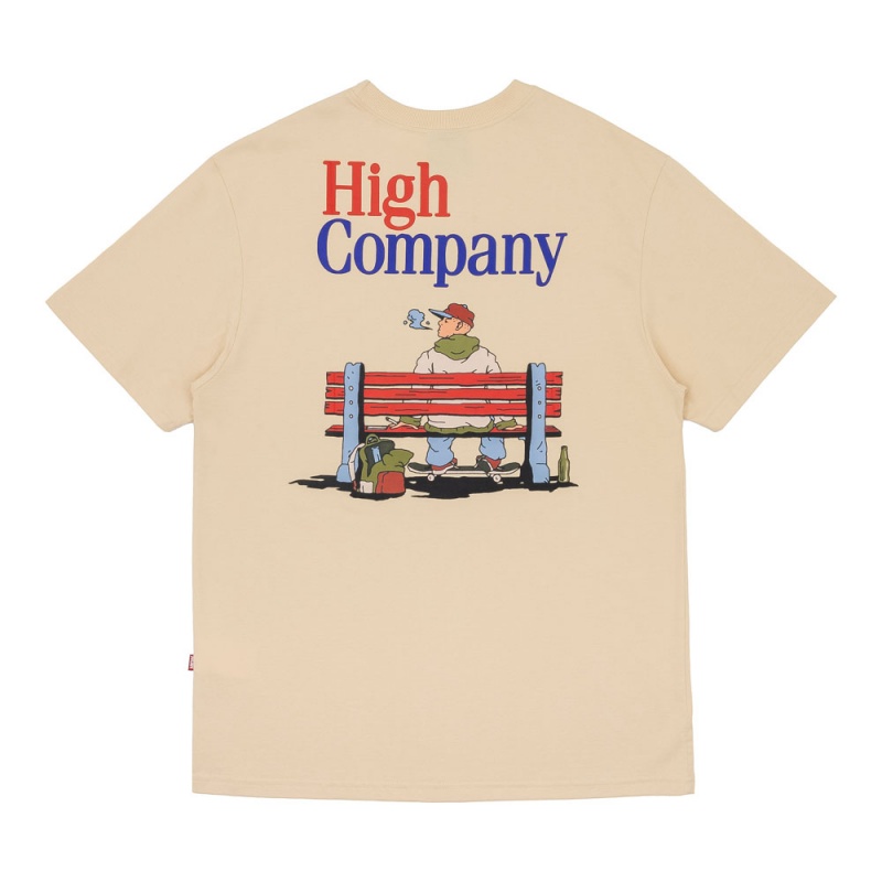 Camiseta High Gump Bege