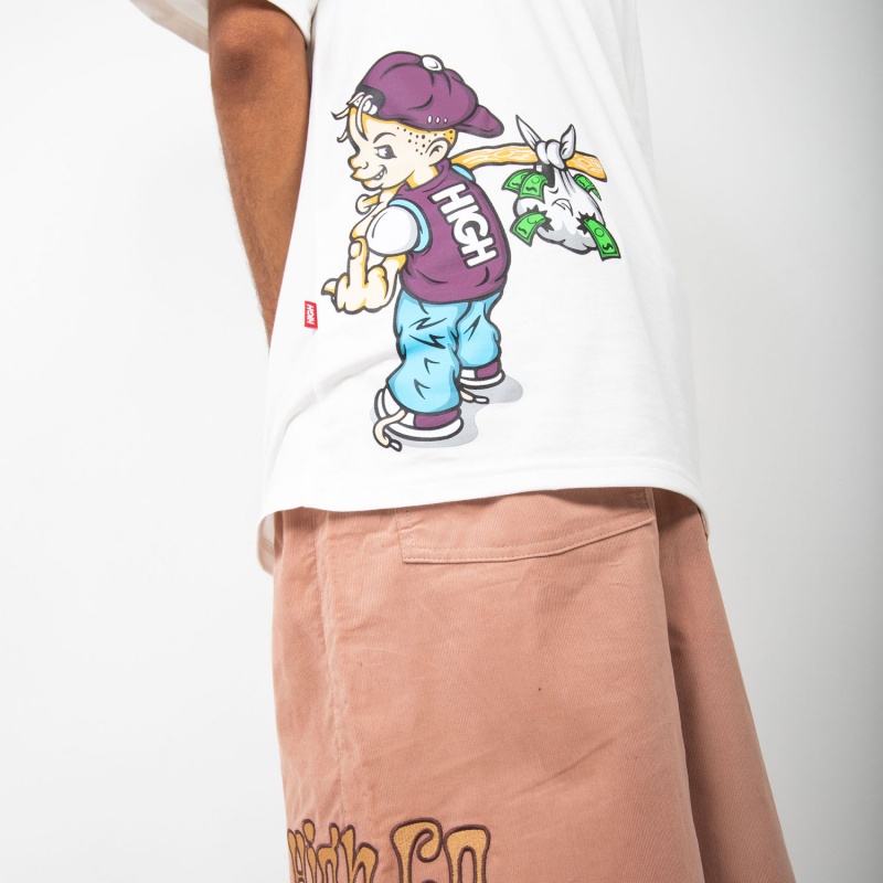 Camiseta High Hustler Branco