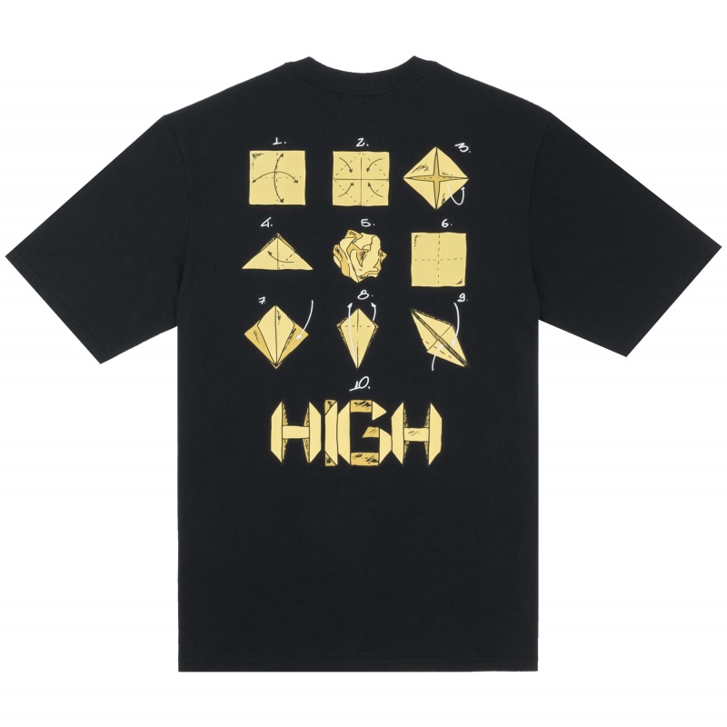 Camiseta High Origami Preto