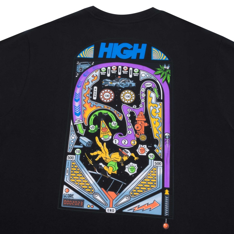 Camiseta High Pinball Preto