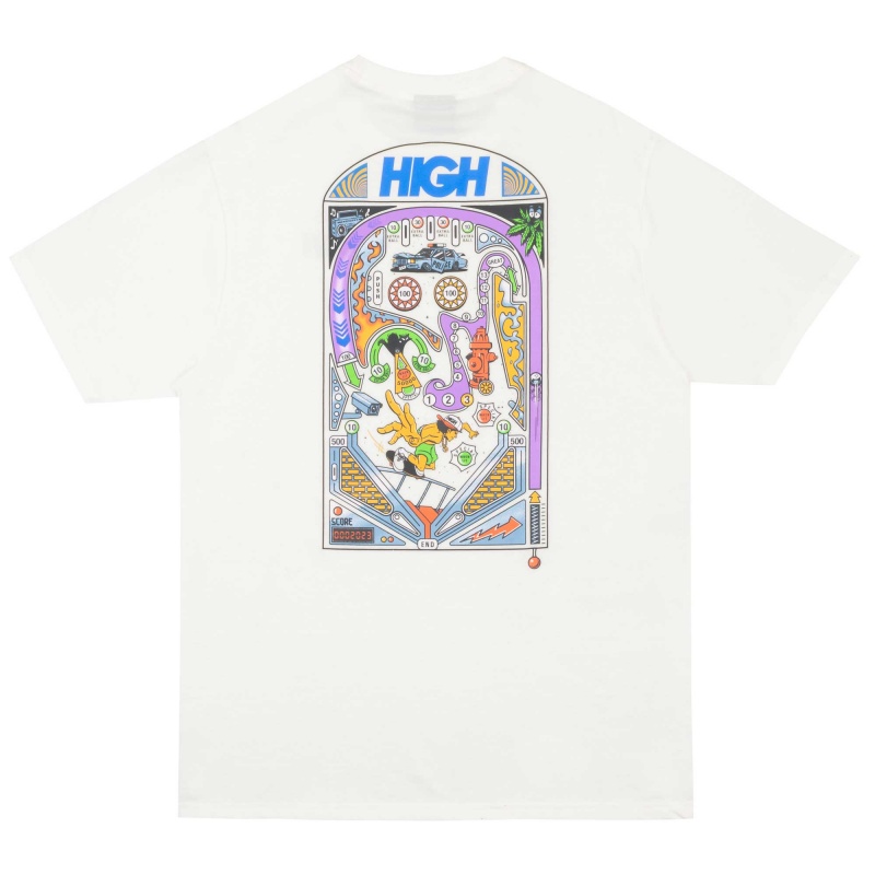 Camiseta High Pinball Branco