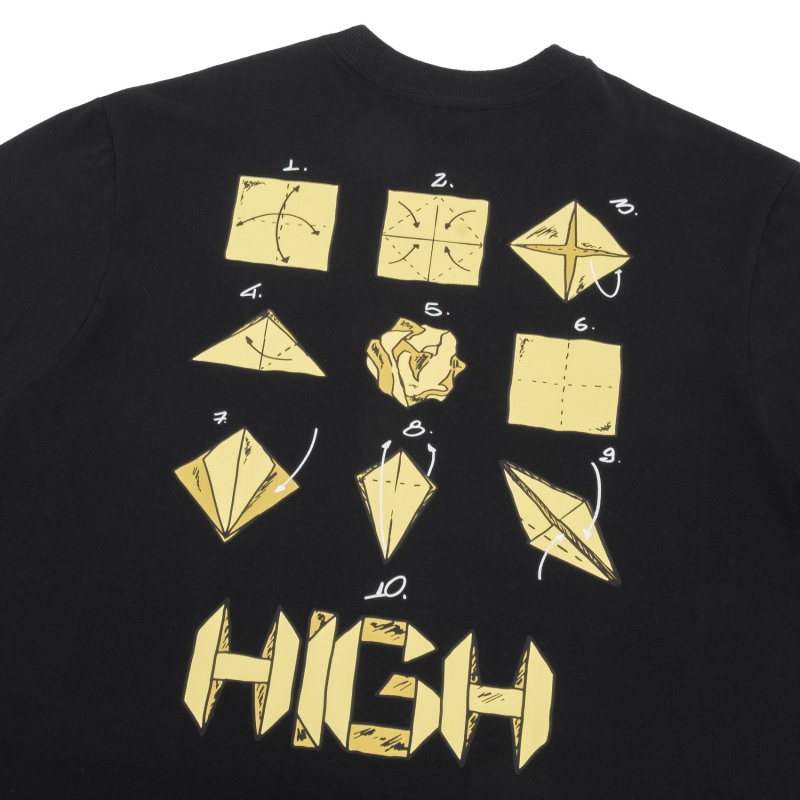 Camiseta High Origami Preto
