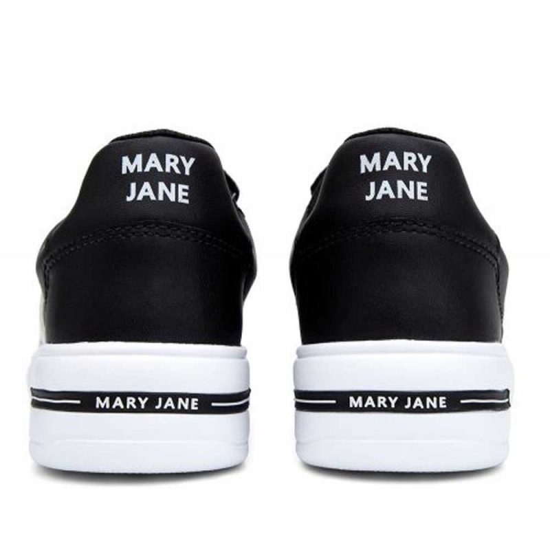 Tnis Mary Jane M Court Preto Branco