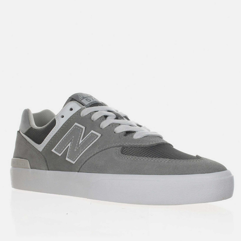 Tnis New Balance Nb Numeric 574 Vulc Cinza
