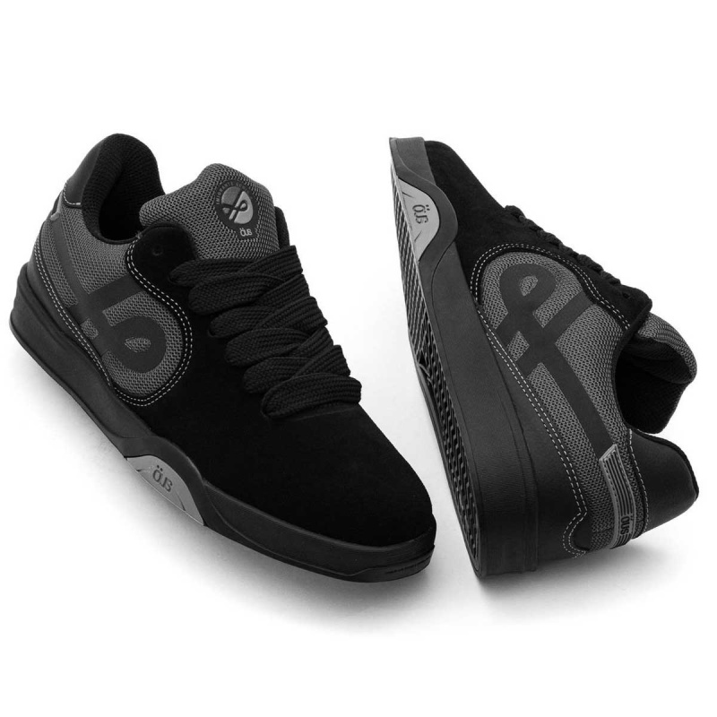 Tnis Ous Imigrante Serie X Cinza Escuro Reflex Preto