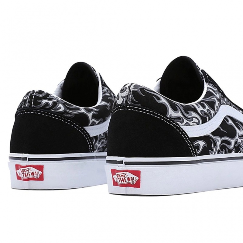 Tnis Vans Old Skool Flames Preto