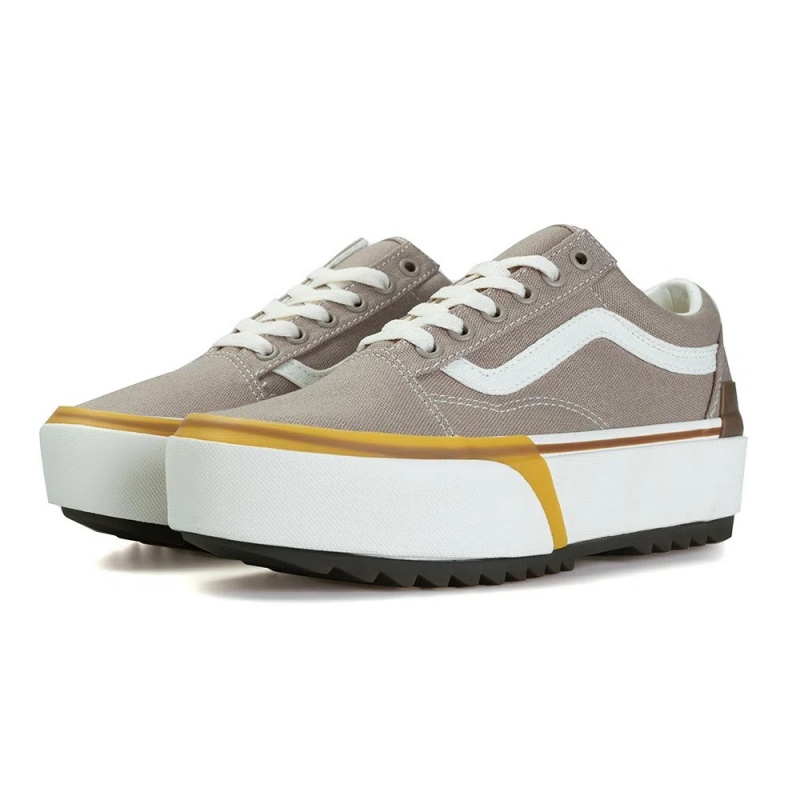 Tnis Vans Old Skool Stacked Bege