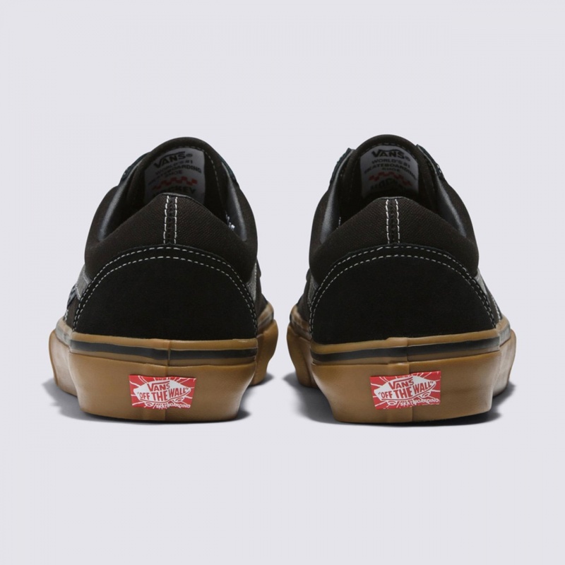 Vans old best sale skool costura preta