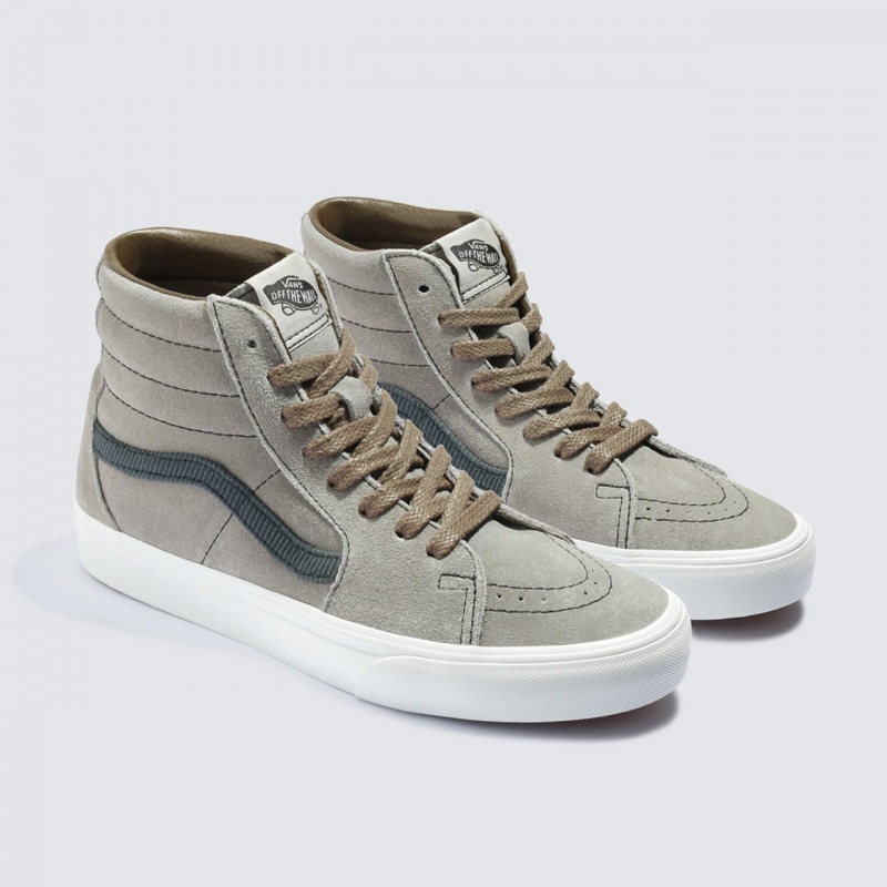 Tnis Vans Sk8-Hi Corduroy Moon Rock Cinza