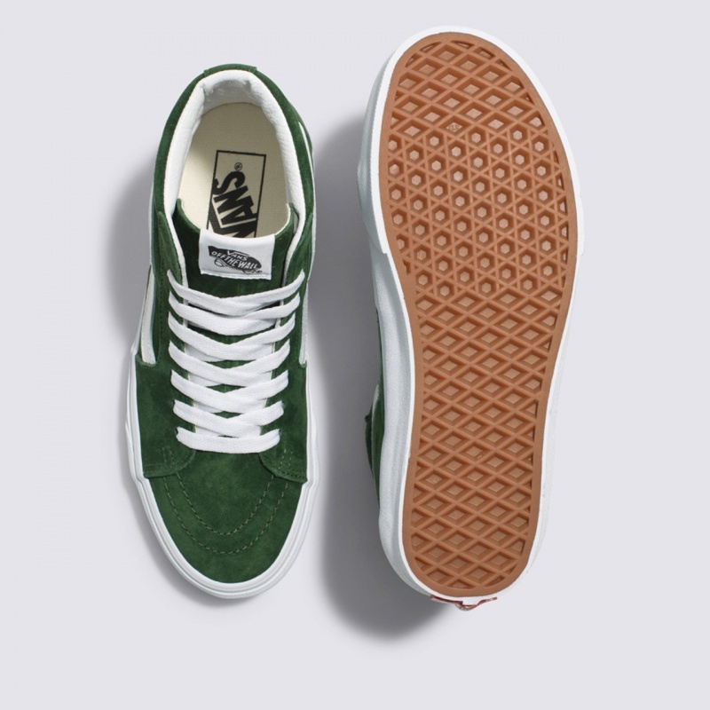 Tnis Vans Sk8-Hi Pig Suede Verde