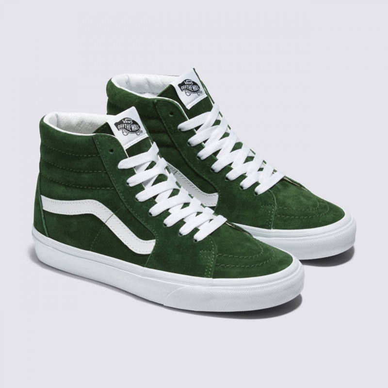 Tnis Vans Sk8-Hi Pig Suede Verde