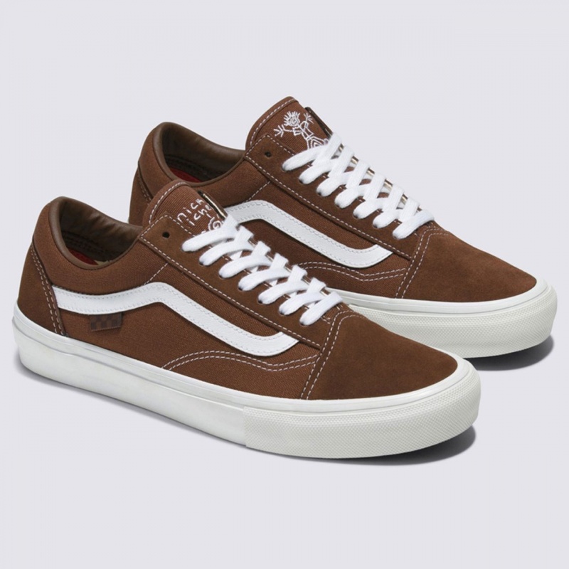 Tnis Vans Skate Old Skool x Nick Michel Marrom