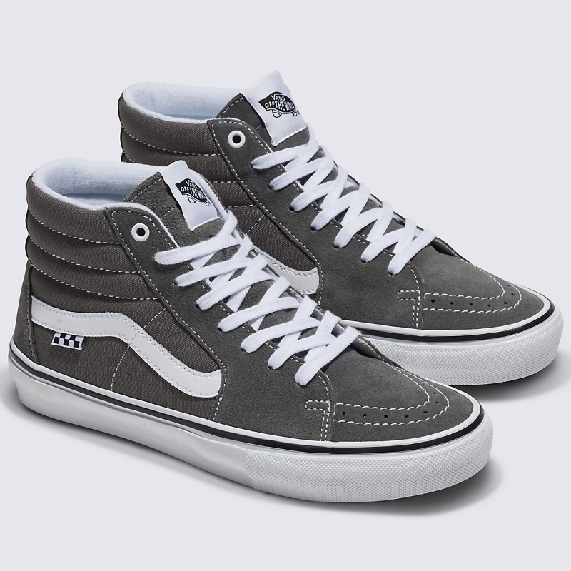 Tnis Vans Skate Sk8-Hi Cinza