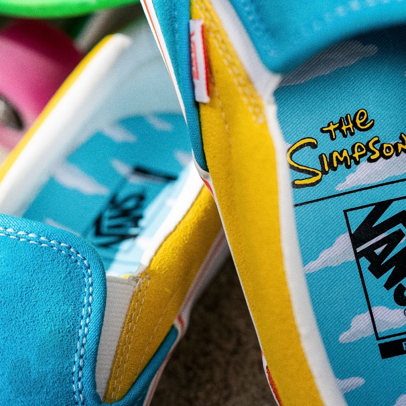 Tnis Vans Slip-On The Simpson Bart Azul