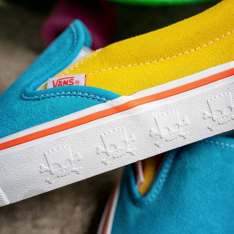 Tnis Vans Slip-On The Simpson Bart Azul