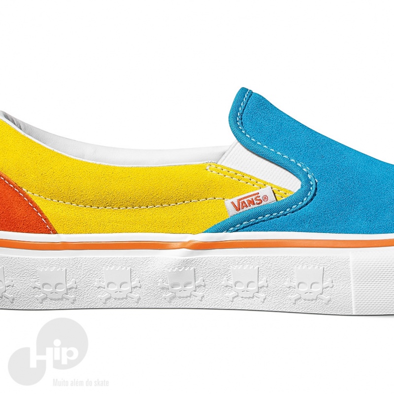 Tnis Vans Slip-On The Simpson Bart Azul