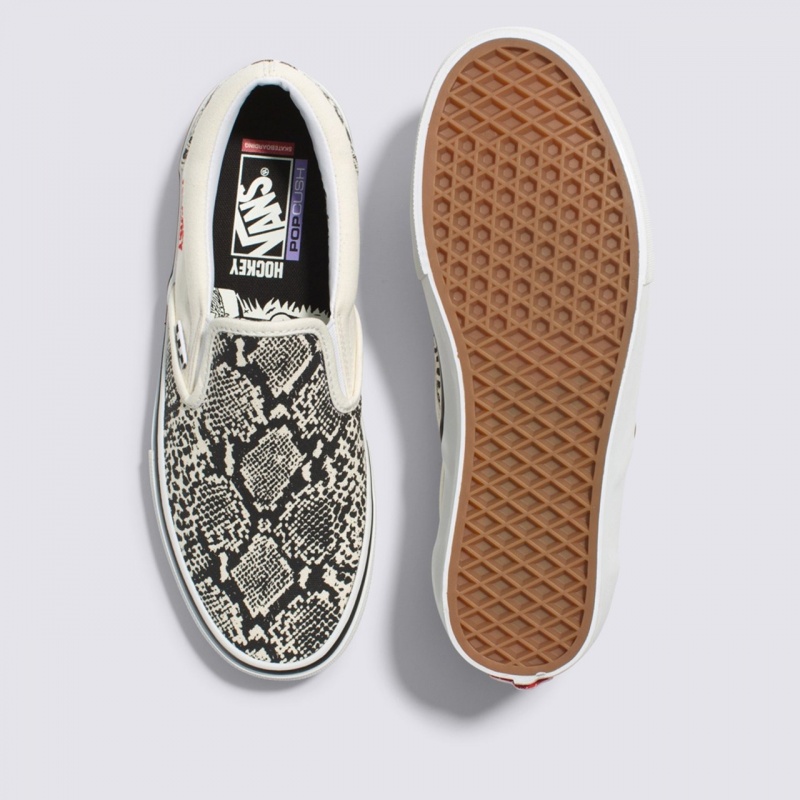 Tnis Vans Slip-On x Hockey Branco