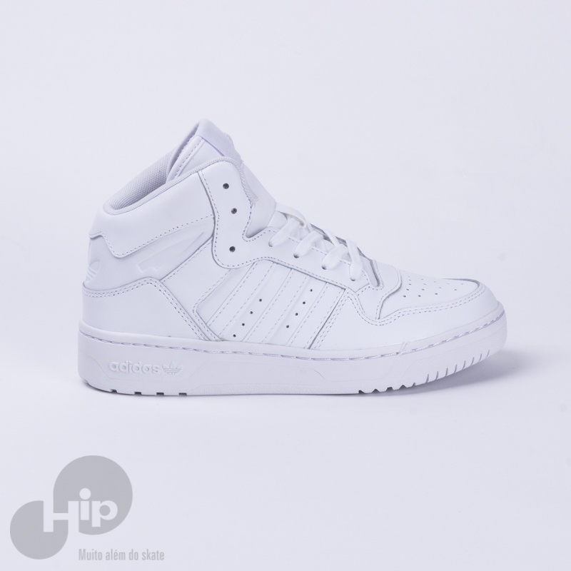 tenis adidas masculino branco cano alto