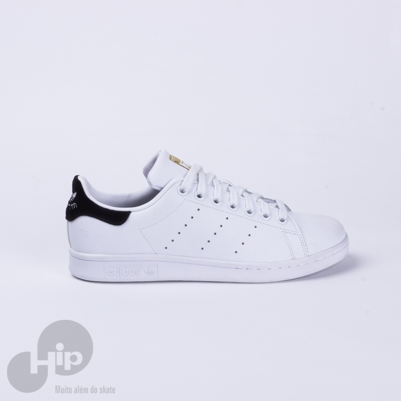 adidas stan smith branco e preto