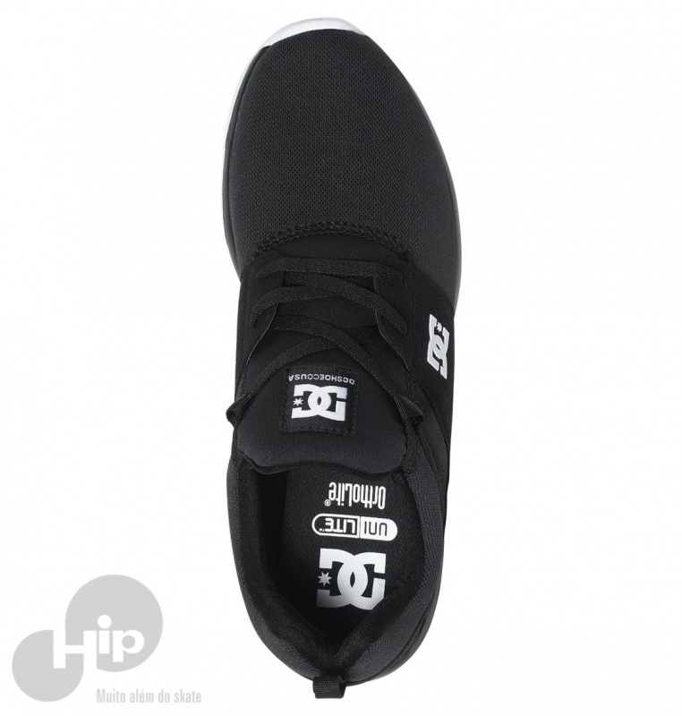 TNIS DC SHOES HEATHROW PRETO BRANCO