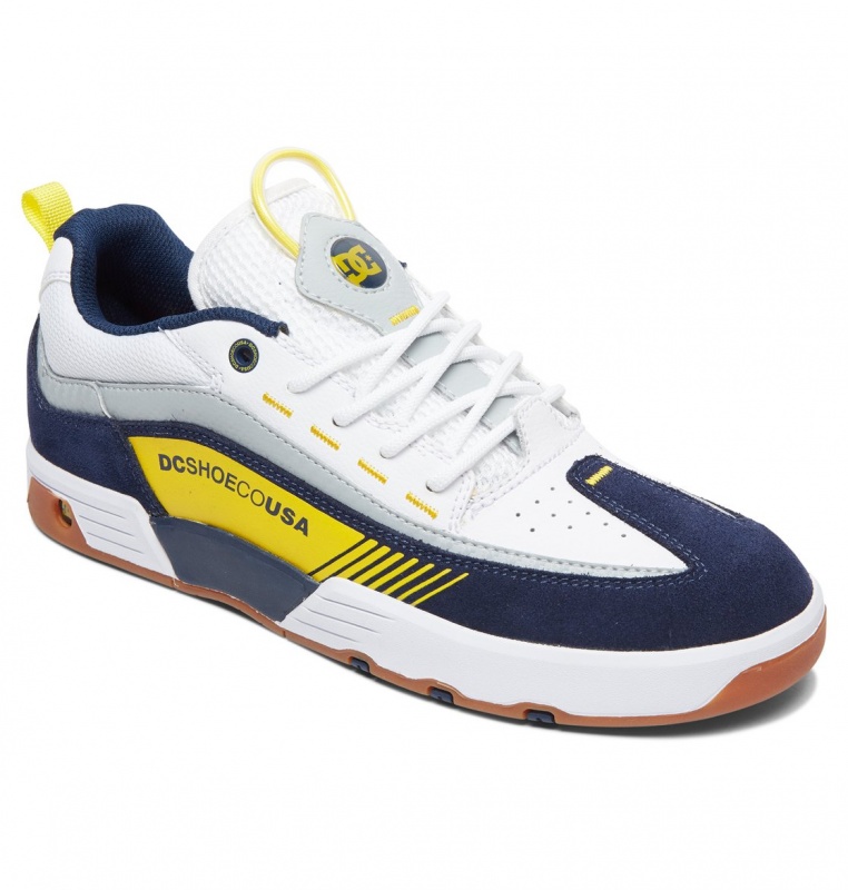 tenis dc amarelo