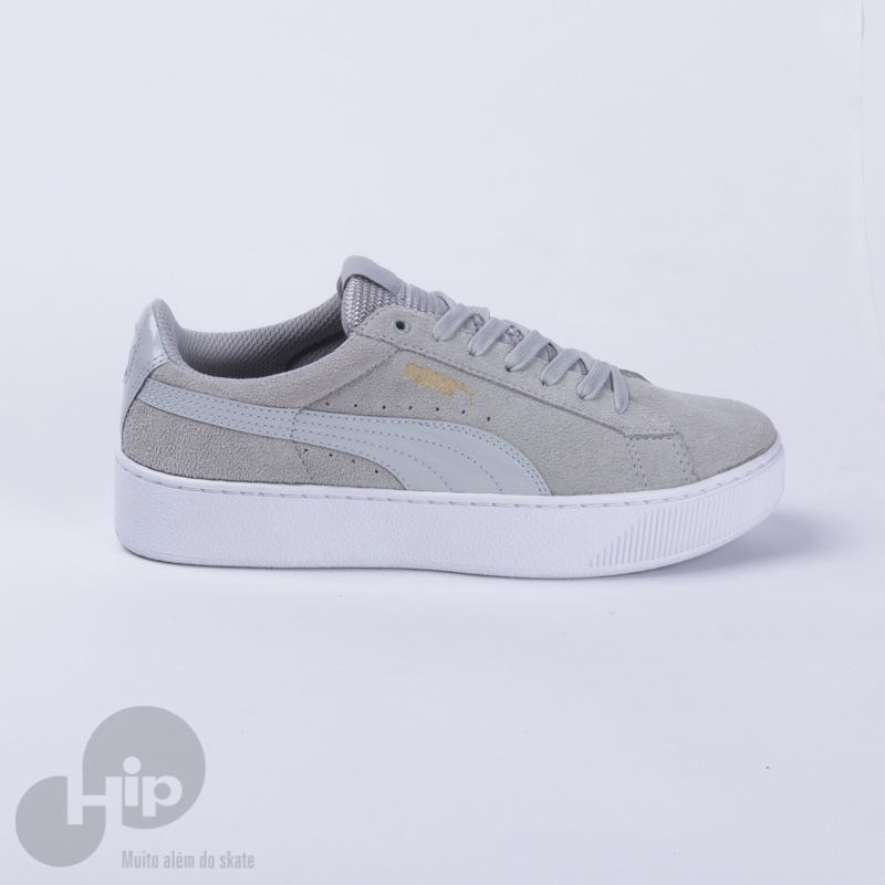 Tnis Puma Vikky Platform Cinza