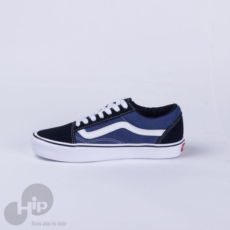 Tenis Vans Old Skool Lite Ivf Azul Escuro Loja HIP