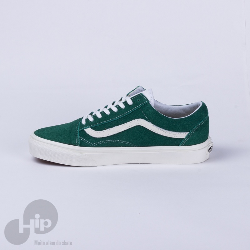Vans old skool vintage evergreen hot sale