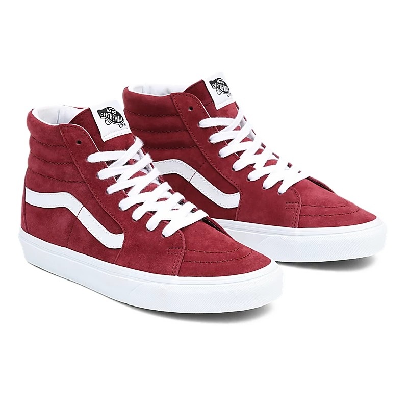 Tnis Vans Sk8-Hi Vinho Pig Suede