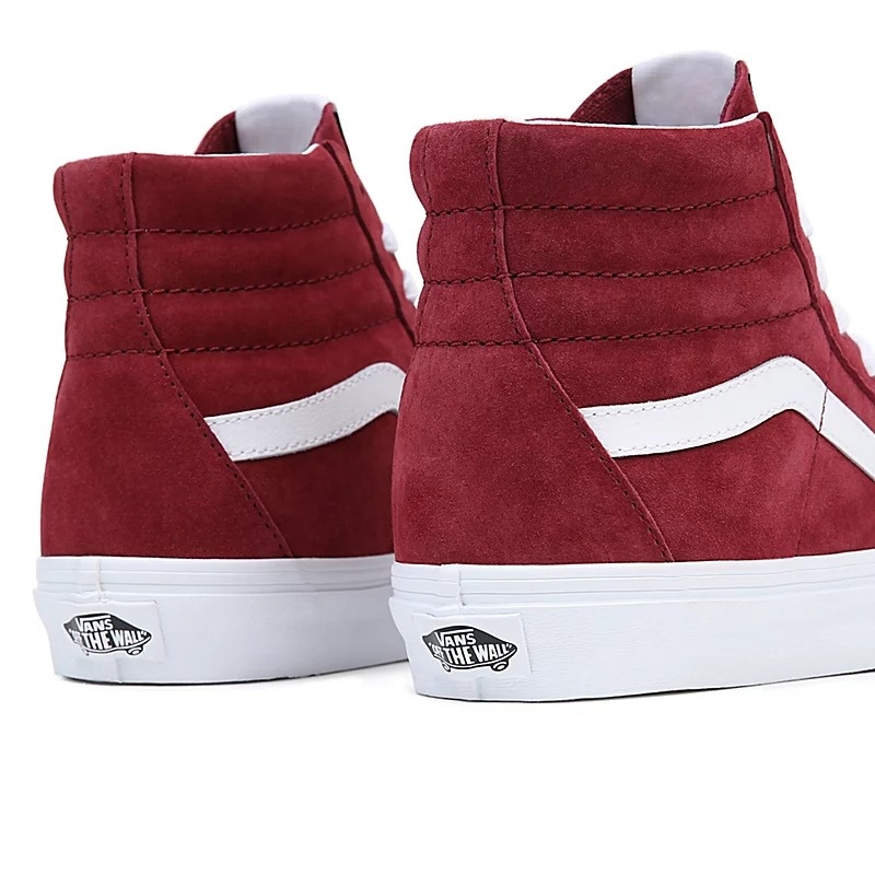 Tnis Vans Sk8-Hi Vinho Pig Suede