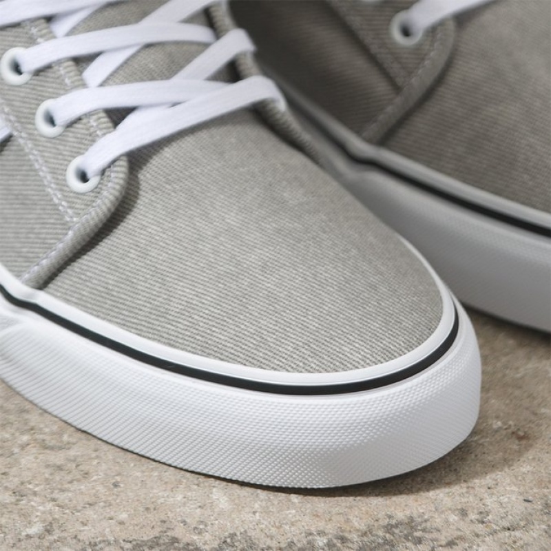 Tnis Vans Skate Chukka Low Cinza Claro