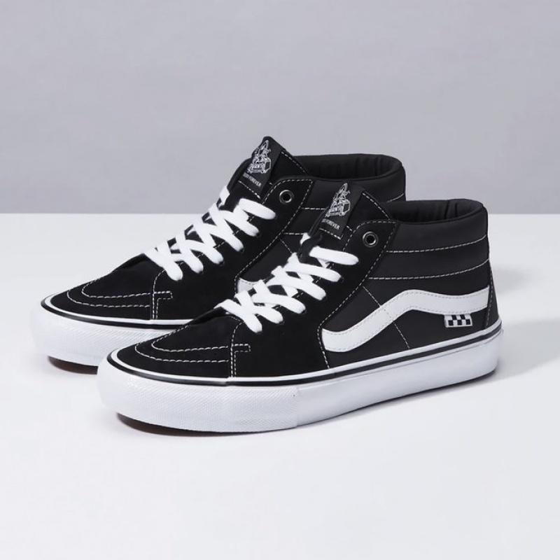 Tnis Vans Skate Grosso Mid Preto