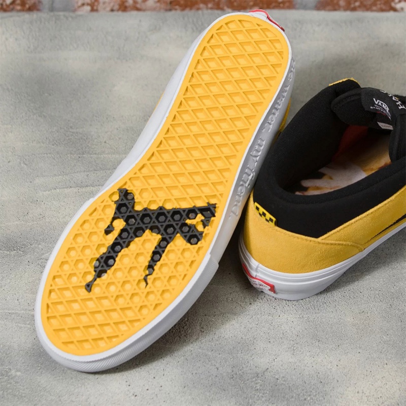 Tnis Vans Skate HalfCab X Bruce Lee Amarelo