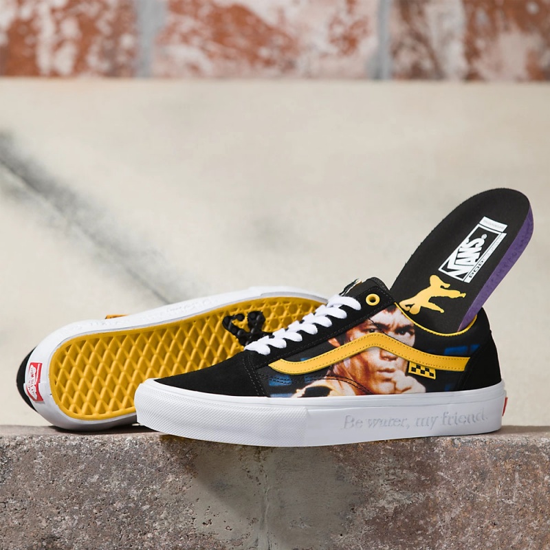 Vans amarelo shop e preto