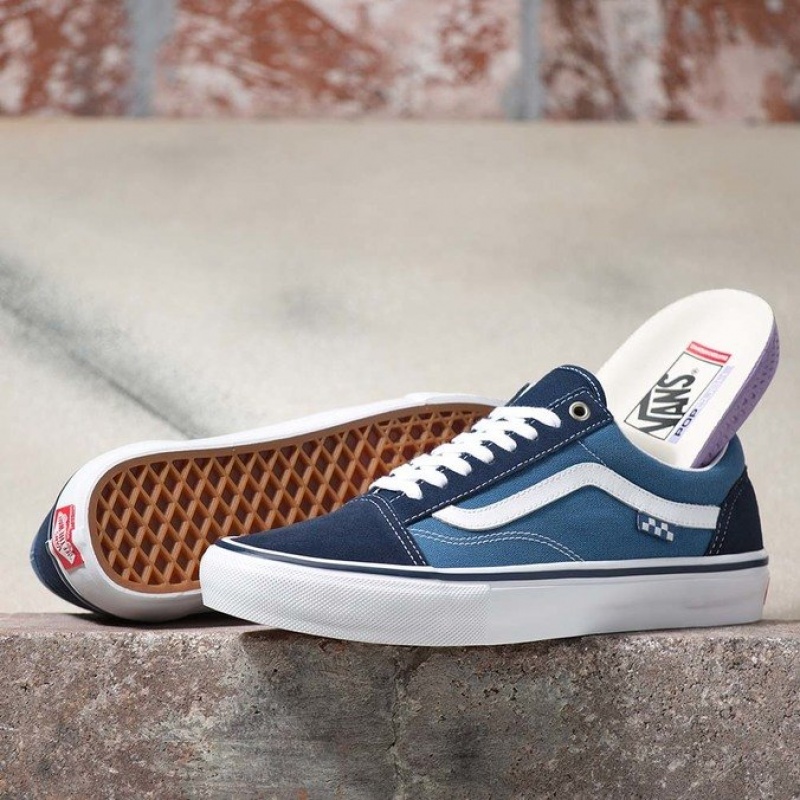 Tnis Vans Skate Old Skool Azul Escuro