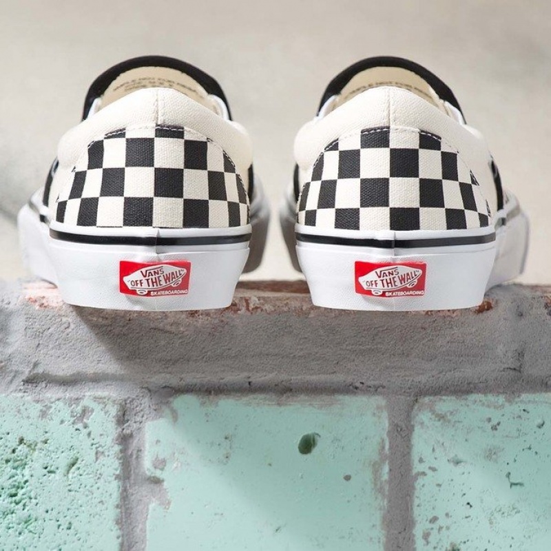 Tnis Vans Skate Slip On Branco/Preto