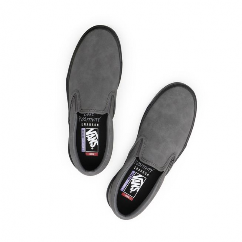 Tnis Vans Slip-On Bmx Cinza Escuro