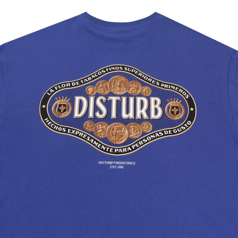 Camiseta Disturb Tobacco Azul