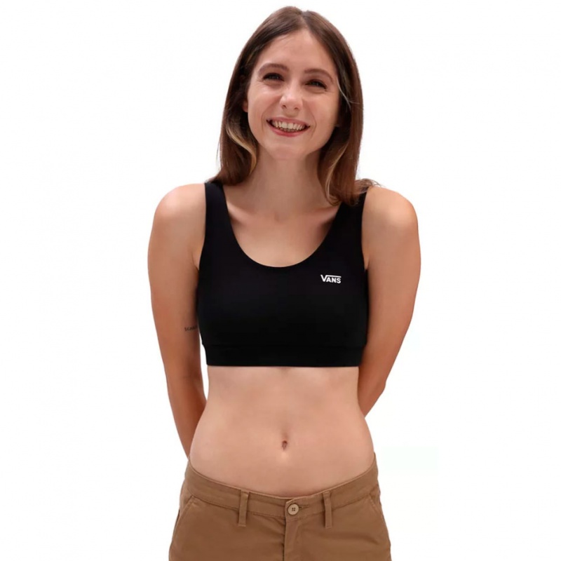 Top Vans Flying V Bralette Preto