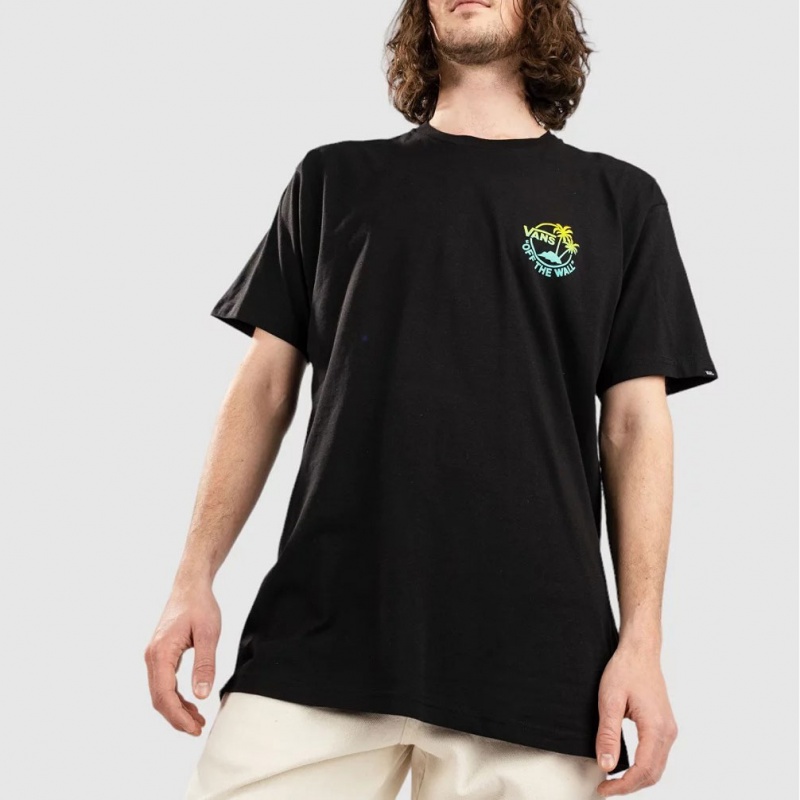 Camiseta Vans Classic Mini Dual Palm II Preto