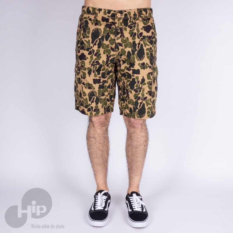 Bermuda Dc Shoes Cargo Camuflado Verde