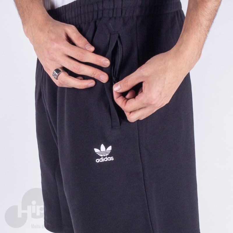 Bermuda De Moletom Adidas Fr7977 Preta