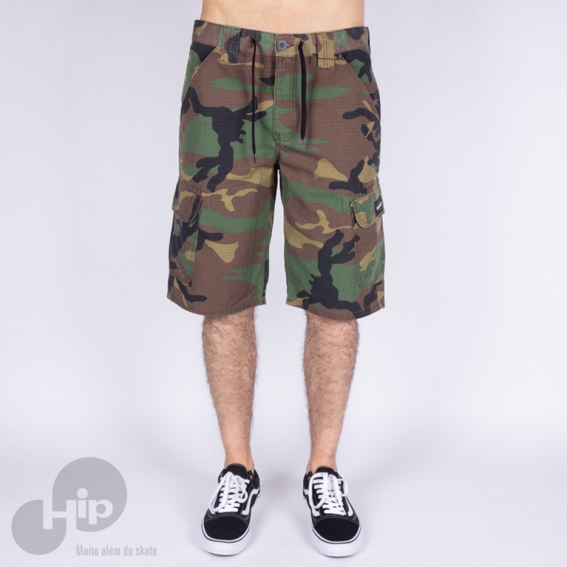 Bermuda Drop Dead Confort Lifetime Camuflado Verde