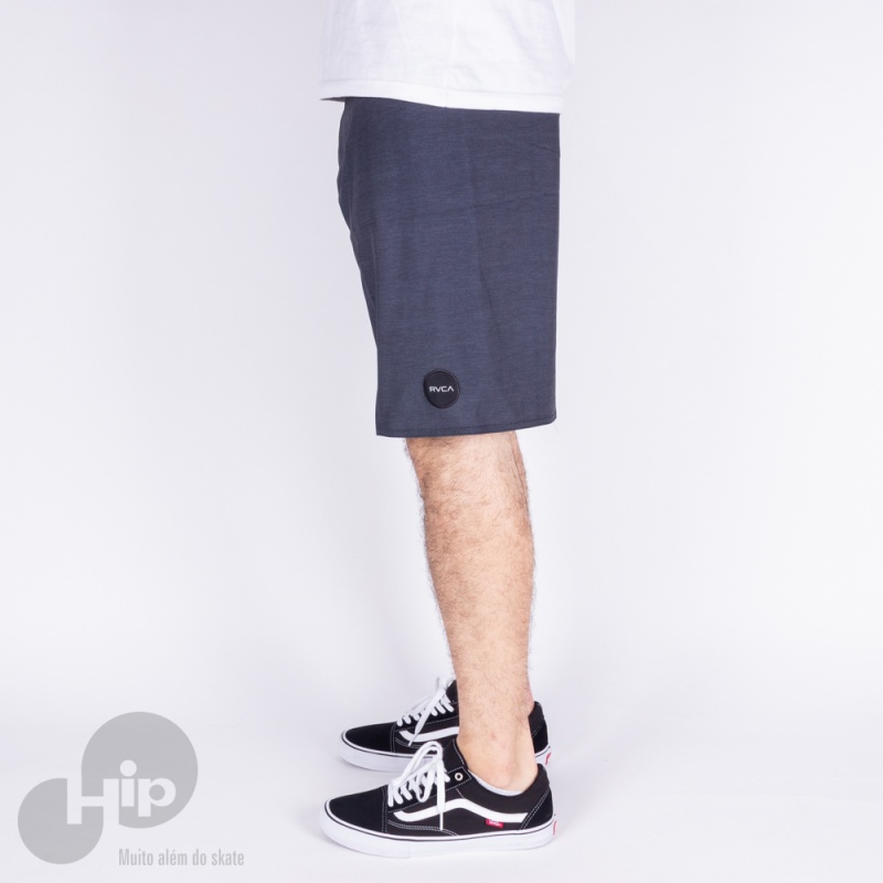 Bermuda Rvca Upper Trunk Cinza Escuro