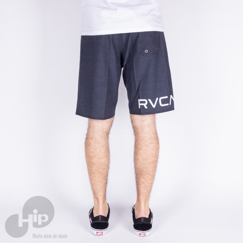 Bermuda Rvca Upper Trunk Cinza Escuro