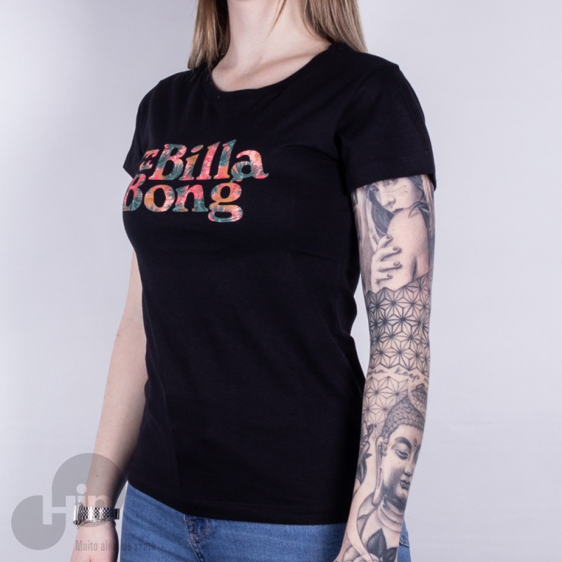 Blusa Billabong Palm Basic Preta