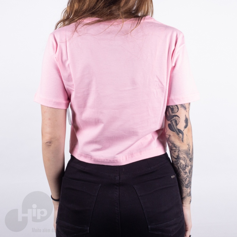 Blusa Cropped Grizzly Og Bear Boo Bugs Rosa