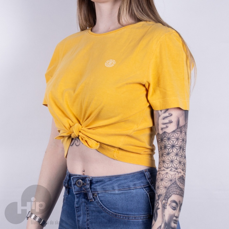 Blusa Element Modern Logo Amarela